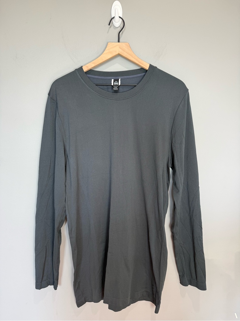 Barco One Performance Long‎ Sleeve Scrub Tee Gray XXL Moisture Wicking